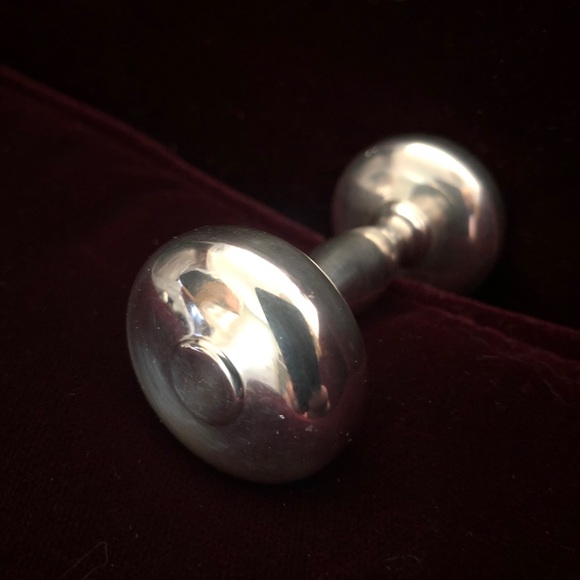 50 year-old sterling baby rattle - Picture 2 of 5